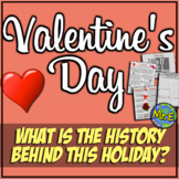 History of Valentine's Day Reading Activity and Student Lesson