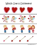 Valentine's Day Which One is Different Preschool Education
