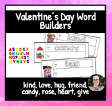 Valentine's Day Word Builders - Magnet Letter Literacy Cen
