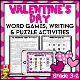 Valentine's Day | Word Games Puzzles and Writing Prompts |