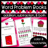 Valentine's Day Word Problem Mini Books: Subtraction withi