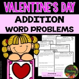 Valentine's Day Word Problems (Differentiated Addition Wor