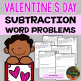 Valentine's Day Word Problems (Differentiated Subtraction 