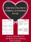 Valentine's Day Word Problems and Number Bonds