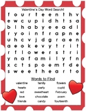 Valentine's Day Word Search