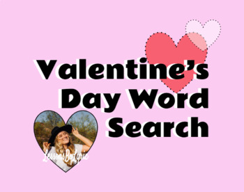 Preview of Valentine's Day Word Search