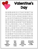 Valentine's Day - Word Search