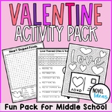 Valentine's Day Word Search Activity Puzzles Cryptogram Co