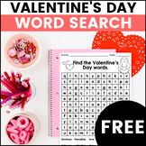 FREE Valentine's Day Word Search