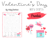 Valentine's Day Word Search Freebie