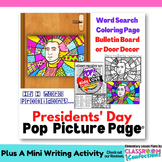 Presidents' Day Word Search : Pop Picture Page® Coloring :