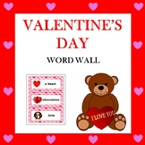 Valentine's Day Word Wall