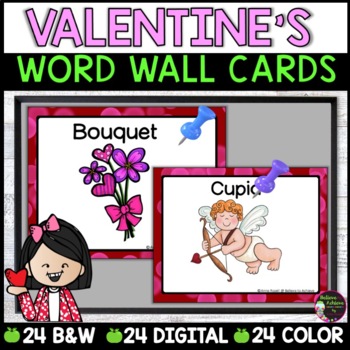 Preview of Valentine's Day Word Wall Cards