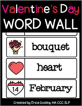 Preview of Valentine's Day Word Wall - FREEBIE!