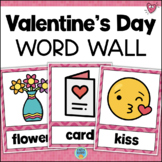 Valentines Day Word Wall Vocabulary Cards & Worksheets Wor