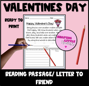 Preview of Valentine's Day Worksheet