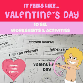 Valentine's Day Worksheets & Activities Social Emotional Learning 2nd, 3rd,  4th