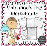 Valentine's Day Worksheets and Activity Packet *No Prep*