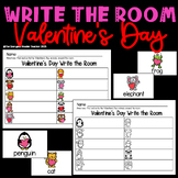 Valentine's Day Write The Room | February Literacy Center 
