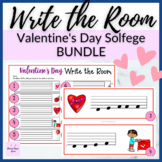 Valentine's Day Write the Room BUNDLE for February Solfege