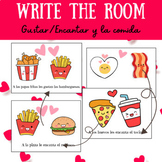 Valentine's Day Write the Room | Gustar Review Game | La C