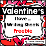 Free Valentine's Day Writing Sheets and Heart Templates to