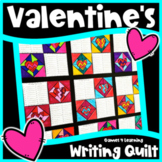 Valentine's Day Writing Activity: Writing Prompts Quilt: B