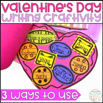 Preview of Valentine's Day Writing Book or Craftivity - My Heart is Full - Differentiated