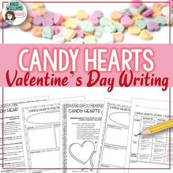 Preview of Valentine's Day Writing - Conversation / Candy Heart Activity