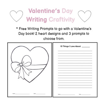 Preview of Valentine's Day Writing Craftivity