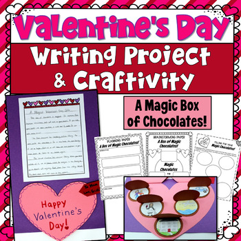 Preview of Valentine's Day Writing & Craftivity Project