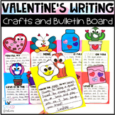 Valentine's Day Writing Crafts and Bulletin Board Set