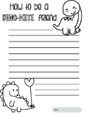 Valentine's Day Writing | How to be a Dino-mite friend