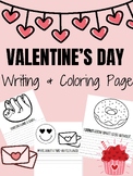 Valentine's Day Writing I Bulletin Board I Coloring Page/Craft