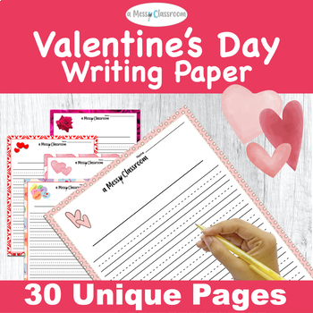 Preview of Valentine's Day Writing Papers