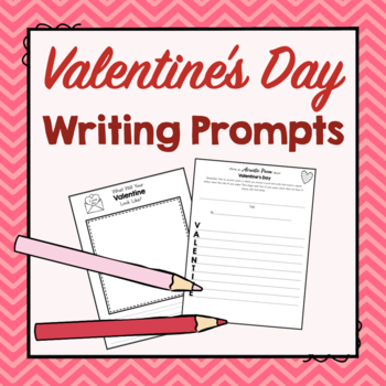 Preview of Valentine's Day Writing Prompts | Writing Prompts From Different Genres