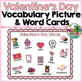 Valentine's Day Words- Writing Center Vocabulary Picture a