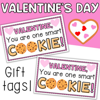 Personalized You're a Smart Cookie Valentine's Day Stickers – Chickabug