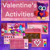 Valentine's Day activity Packet for Google Slides - 6 inte