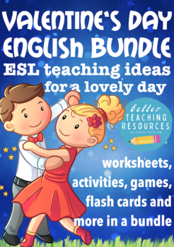 Preview of Valentine´s Day bundle of resources English / ESL