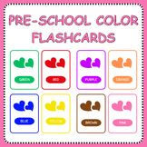Valentine's Day color Flashcards For Preschool - February 