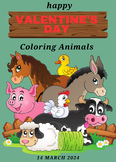 Valentine's Day coloring book for boys