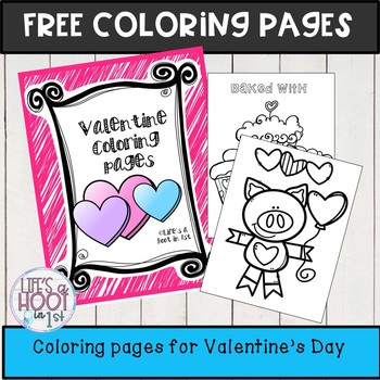 Preview of Valentine's Day coloring pages