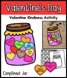 Valentine's Day craft jar Kindness Activity Compliment Jar