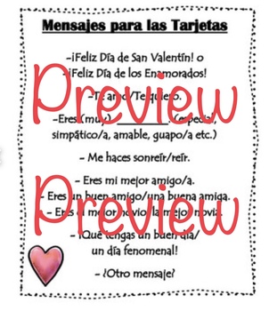 Valentine's Day Sampler for Lower Elementary (English and Spanish)