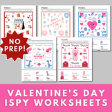 Valentine's Day iSpy Printable Worksheets | Counting Worksheet