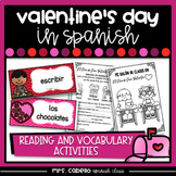 Valentine's Day in Spanish Reading Activities - San Valent