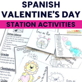 Valentine's Day in Spanish Stations for el Día de Amor y A