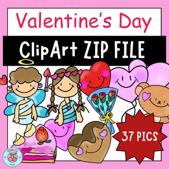Preview of Valentine’s Day set Clipart for commercial use
