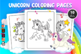 Valentine’s Day unicorn Coloring Pages for Kids 2022